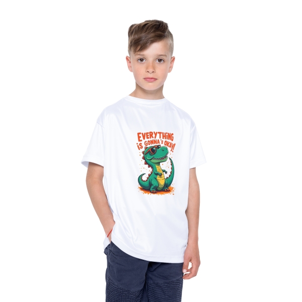 Çocuk T-Shirt Dinozor Baskılı