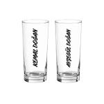 Çift Rakı Bardağı Özel Baskılı DGNRK004