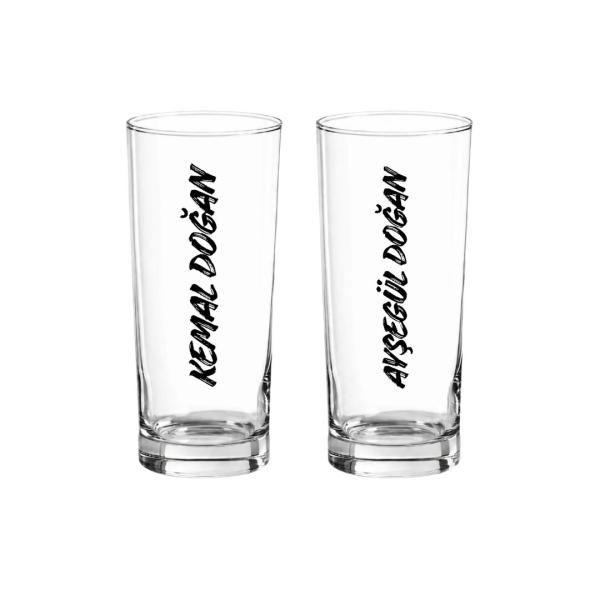 Çift Rakı Bardağı Özel Baskılı DGNRK004