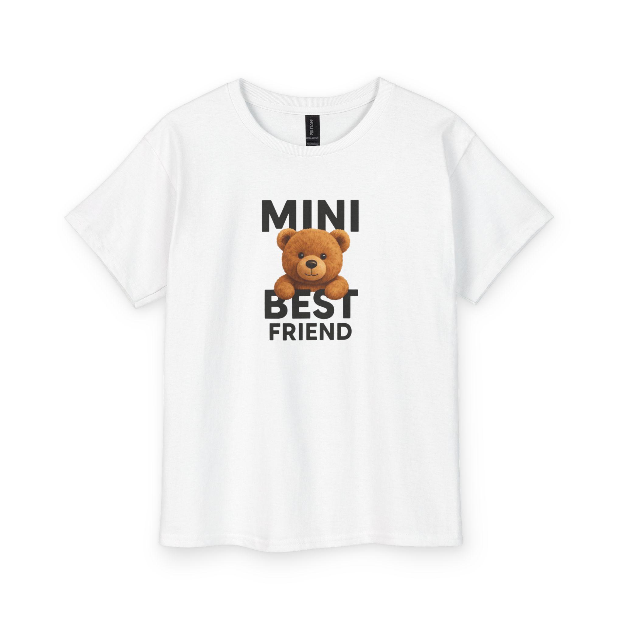 Çocuk T-Shirt Mini Best Friend Ayıcık Baskılı
